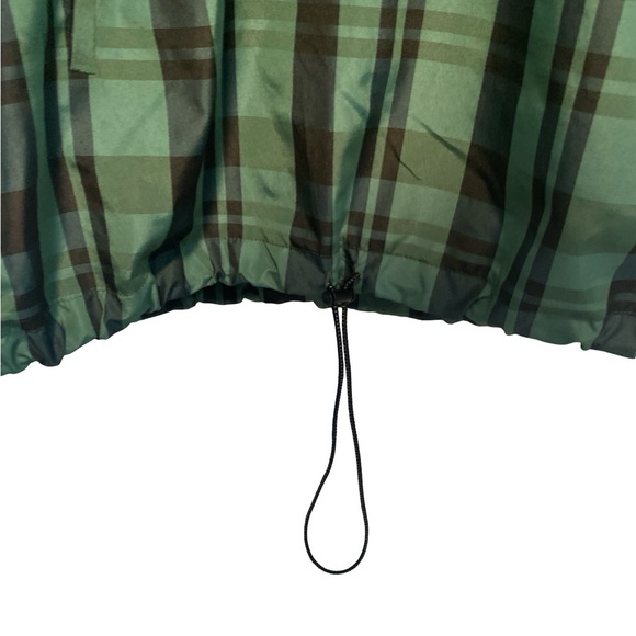 Zara Black and Green Checkered Light Weight Jacket Size XL - Picture 3 of 4